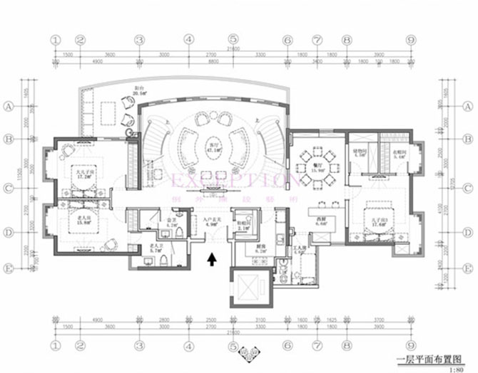 【新簽約】波托菲諾天鵝堡復式室內軟裝設計-別墅設計,軟裝設計,室內設計,豪宅設計,深圳例外軟裝設計公司