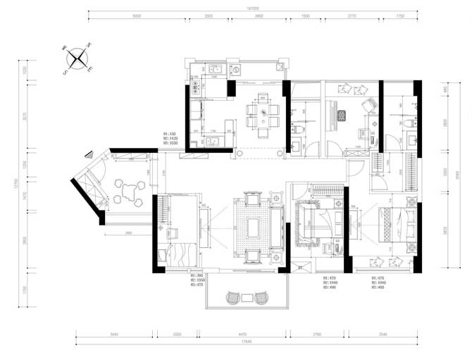 室內軟裝設計--中洲.中央公寓E-CLASS天睿室內設計新動態-別墅設計,軟裝設計,室內設計,豪宅設計,深圳例外軟裝設計公司