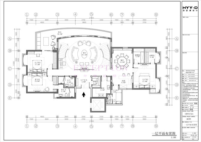 【新簽約】波托菲諾天鵝堡復式室內軟裝設計-別墅設計,軟裝設計,室內設計,豪宅設計,深圳例外軟裝設計公司